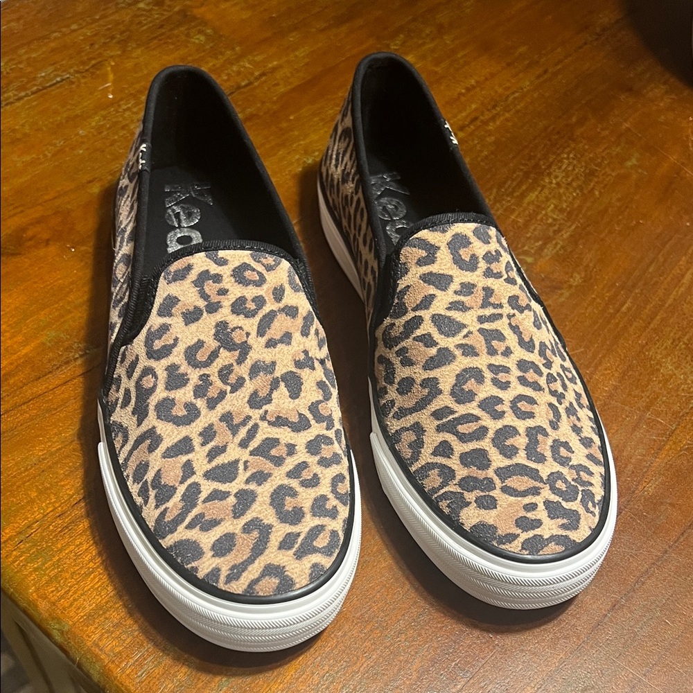 Keds Animal Print Slip-On Sneakers